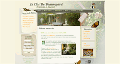 Desktop Screenshot of leclosdebeauregard.fr